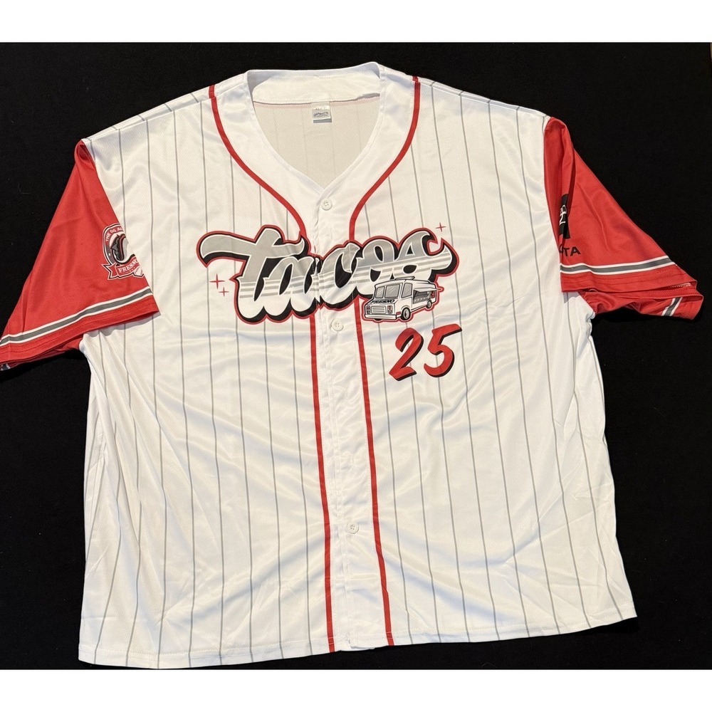 Fresno‎ Grizzlies Taco Jersey SGA Adult Extra Large